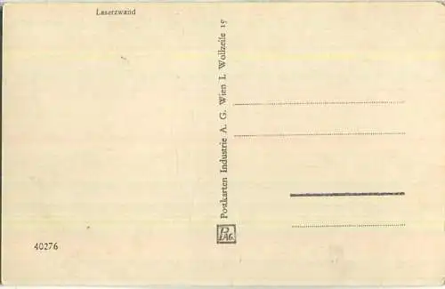 Laserzwand - Foto-Ansichtskarte - Postkarte Industrie AG Wien