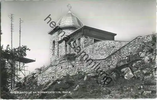 Sonnwendstein - Gipfelkapelle - Foto-Ansichtskarte - Verlag P. Ledermann Wien 1964