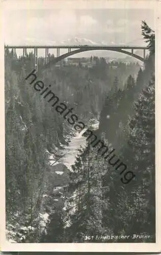 Eschelsbacher Brücke - Foto-Ansichtskarte - Verlag Foto-Bromberger Schongau