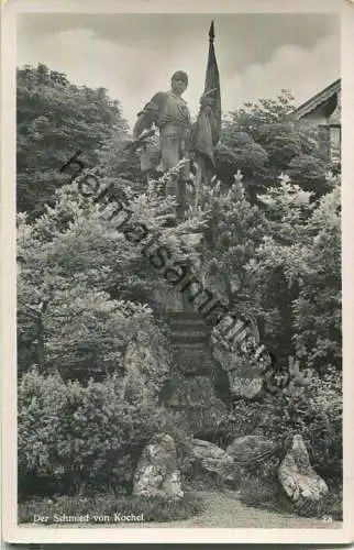 Der Schmied von Kochel - Foto-Ansichtskarte - Verlag Hans Heufelder Altjoch b. Kochel