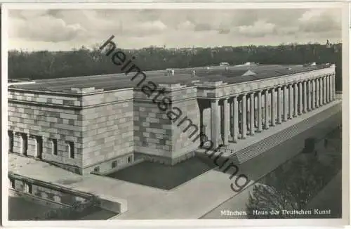 München - Haus der Deutschen Kunst - Foto-Ansichtskarte - Verlag Carl Krueck München