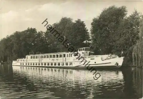 VEB Verkehrsbetriebe Potsdam - Weisse Flotte - Luxusschiff MS Sanssouci - Foto-AK Grossformat