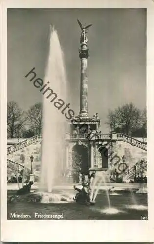 München - Friedensengel - Foto-Ansichtskarte - Verlag Carl Krueck München