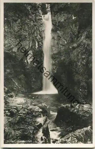 Kochel - Lainbachfall - Foto-Ansichtskarte - Verlag Photo Blessing Kochel