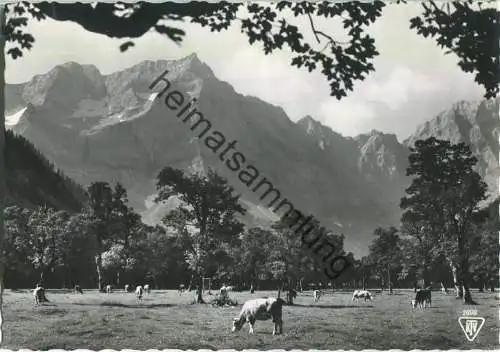 Grosser Ahornboden mit Spitzkarspitze - Foto-Ansichtskarte - Verlag Chizzali Innsbruck