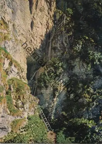 Leukerbad - Albinenleitern - AK Grossformat - Verlag Klopfenstein Adelboden