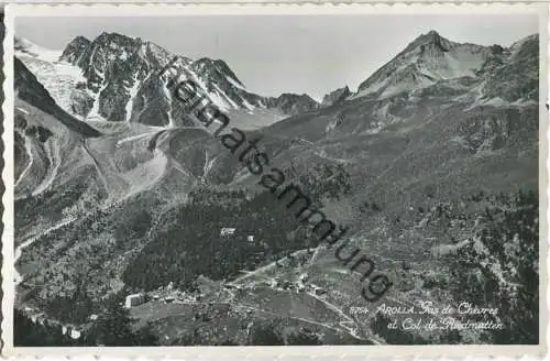 Arolla - Pas de Chevres et Col de Riedmatten - Foto-Ansichtskarte - Edition Perrochet Lausanne