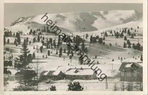 Turracherhöhe - Seewirt - Marktl- Hütte - Foto-AK - Verlag K. Glantschnigg Graz gel. 1954