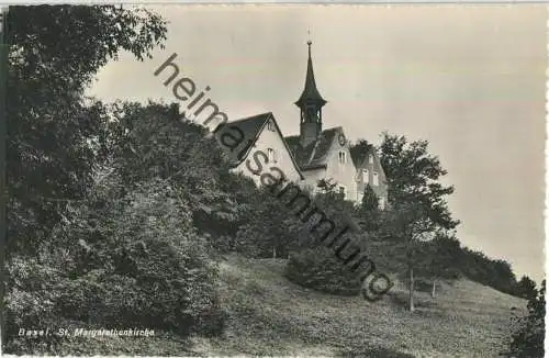 Basel - St. Margarethenkirche - Foto-Ansichtskarte - Verlag Photoglob-Wehrli AG Zürich