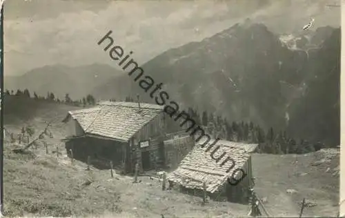 Anna Schutzhaus am Ederplan - Foto-AK gel. 1921