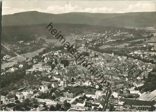 Oberursel - Fliegeraufnahme - Foto-Ansichtskarte - Aero-Bild-Verlag Fulda