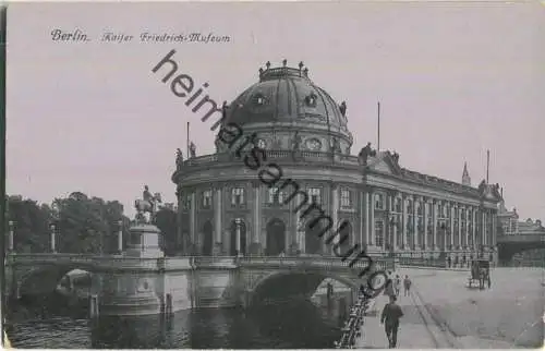 Berlin - Kaiser-Friedrich-Museum - Rückseite beschrieben 1918