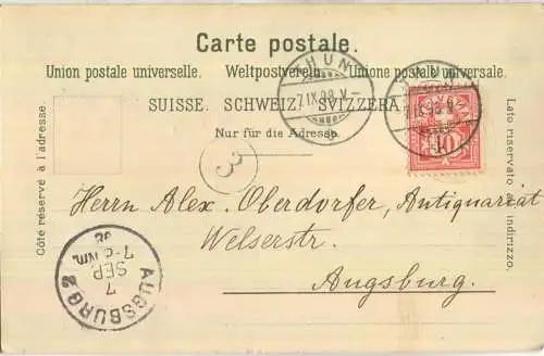 Soldatengruss - Feld-Artillerie - Verlag Carl Künzli Zürich