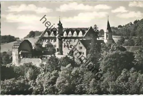 Schloss Schönberg bei Bensheim an der Bergstrasse - Foto-Ansichtskarte - G. Regnitz-Verlag Darmstadt