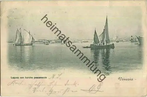 Venezia - Laguna con barche pescareccie