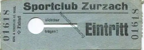 Schweiz - Sportclub Zurzach - Eintritt