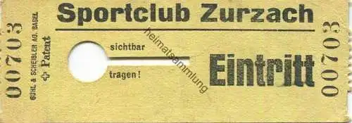 Schweiz - Sportclub Zurzach - Eintritt