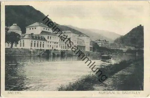 Bad Ems - Kursaal und Bäderley - Cramers Kunstanstalt Dortmund