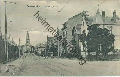 Gonsenheim - Kaiserstrasse - Verlag Ludwig Feist Mainz 1911
