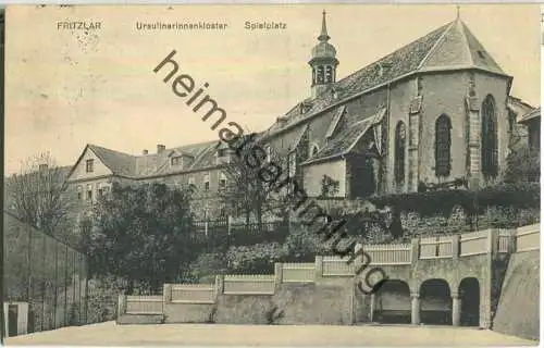 Fritzlar - Ursulinerinnenkloster - Spielplatz - Verlag Magnus Ehrhardt Fritzlar