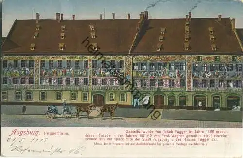 Augsburg - Fuggerhaus - Verlag J. J. Brack Augsburg
