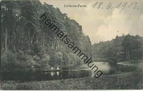 Löcknitz-Partie - Verlag Louis Bernsee Erkner 1913