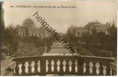 Strasbourg - Vue prise du Balcon du Palais du Rhin - Foto-Ansichtskarte - Verlag Real-Photo C. A. P. Strasbourg