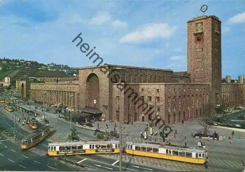 Stuttgart - Hauptbahnhof - AK-Grossformat - Zobel-Verlag Stuttgart