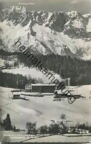 Kuranstalt St. Josef - Dürrnstein bei Hallein - Foto-Postkarte - Verlag Alfred Gründler Salzburg
