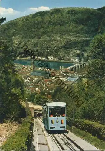 Heidelberg - Bergbahn zum Schloss - AK-Grossformat