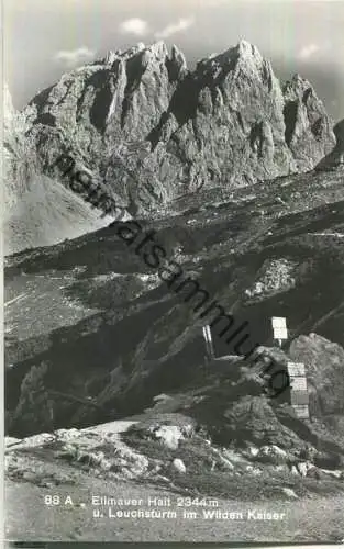 Ellmauer-Halt und Leuchsturm im Wilden Kaiser - Foto-Ansichtskarte - Verlag R. Jöchler St. Johann 1959