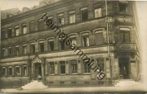 Fürth - Friedrichstrasse 3 - Asbest- und Gummiwaren - Inhaber Johan Friedrich Wörner - Foto-AK ca. 1910