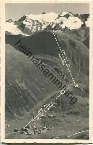 Obergurgl - Sesselbahn - Gletscherlift - Foto-Ansichtskarte - Verlag Lohmann Ober-Gurgl
