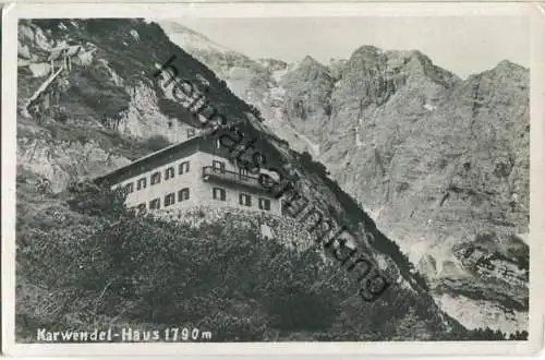 Karwendel-Haus - Foto-Ansichtskarte