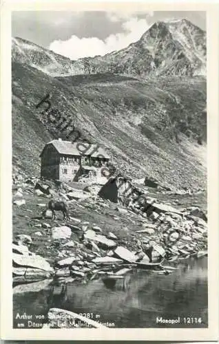 Arthur von Schmidhaus am Dösener See bei Mallnitz - Foto-Ansichtskarte - Verlag Schöllhorn Innsbruck 40er Jahre