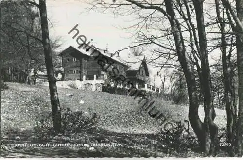 Hocheck - Schutzhaus - Triestingtal- Foto-Postkarte - Verlag P. Ledermann Wien