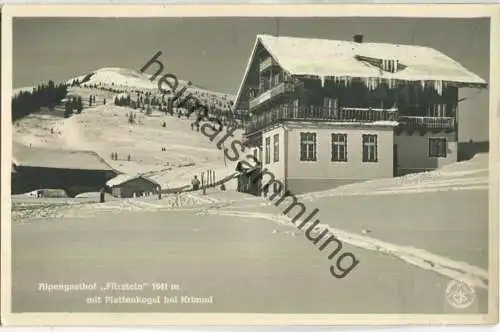 Alpengasthof Filzstein mit Plattenkogel bei Krimml - Foto-Ansichtskarte