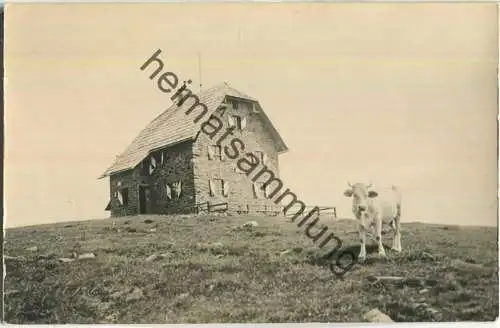 Wolfsbergerhütte - Saualpe - Foto-Ansichtskarte - Verlag Fritz Schüssler Wolfsberg