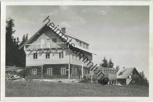 Kirchberg am Wechsel - Foto-Ansichtskarte - Alpengasthaus zur Kampsteiner Schwaig - Besitzer J. P. Haidbauer