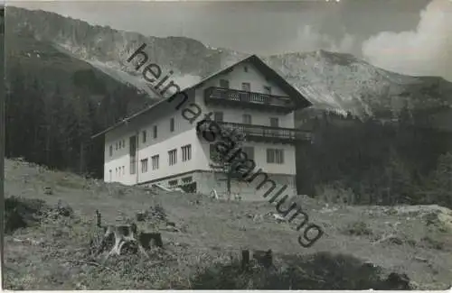 Alpengasthof Brunnalm - Besitzer Rudolf und Grete Scheikl Gross-Veitsch - Foto-Ansichtskarte 60er Jahre