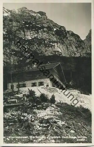 Werfen - Dr. Friedrich Oedl-Haus - Foto-Ansichtskarte - Verlag P. Ledermann Wien 1929