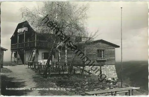 Naturfreundehaus - Theresienhütte am Jauerling - Foto-Ansichtskarte - Verlag P. Ledermann Wien