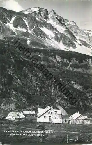 Ammererhof Kolm Saigurn - Hohen Sonnblick - Foto-Ansichtskarte - Verlag E. Wolkersdorfer Bad Hofgastein