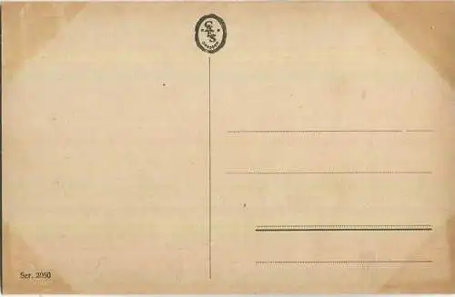 Frühling - signiert H. Schaberschul - Verlag Caes Dresden Ser.2050 20er Jahre