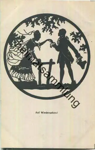 Auf Wiedersehen! - Silhouette M. Behrens - Verlag A. R. & C. i. B.