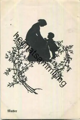 Mutter - Scherenschnitt von Gertrud Schubring Stiftungsverlag Potsdam