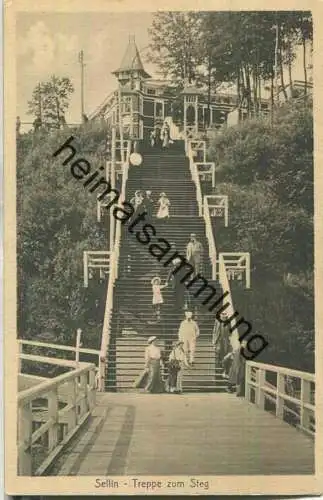 Sellin - Treppe zum Steg - Verlag Stengel & Co. Dresden