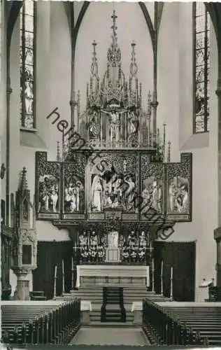 Tauberbischofsheim - Katholische Stadtkirche - Hochaltar - Foto-Ansichtskarte