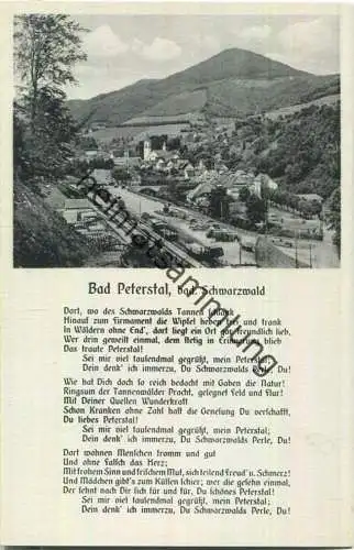 Bad Peterstal - Gedicht - Verlag Robert Schmidt Bad Peterstal