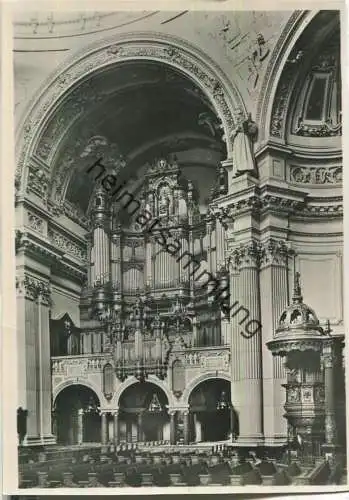 Berlin - Blick auf die Orgel - Foto-Ansichtskarte - Deutscher Kunstverlag Berlin